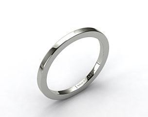 18k White Gold 1.8mm High Polish Wedding Ring