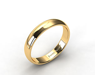 14k Yellow Gold 5.0mm Low Dome Wedding Ring
