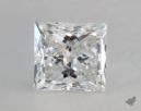 1.51 Carat E-VVS2 Ideal Cut Princess Diamond 