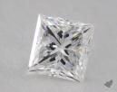 1.03 Carat E-VS1 Very Good Cut Princess Diamond 