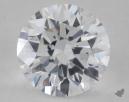 1.71 Carat D-VS2 Very Good Cut Round Diamond 