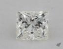 0.58 Carat I-VS1 Ideal Cut Princess Diamond 