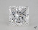 1.54 Carat D-SI2 Very Good Cut Princess Diamond 