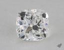 0.82 Carat F-SI1 Good Cut Cushion Diamond 