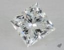 0.78 Carat G-VS2 Very Good Cut Princess Diamond 