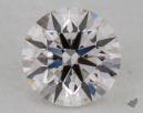 0.30 Carat H-VVS1 Excellent Cut Round Diamond 