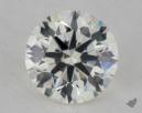 0.53 Carat J-VVS2 Ideal Cut Round Diamond 