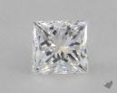 1.23 Carat D-VVS1 Very Good Cut Princess Diamond 