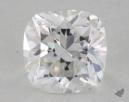 0.40 Carat D-IF Very Good Cut Cushion Diamond 