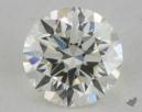 0.72 Carat J-IF Very Good Cut Round Diamond 