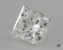 0.52 Carat H-VS2 Ideal Cut Princess Diamond 
