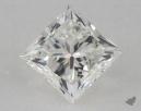 0.54 Carat G-SI1 Ideal Cut Princess Diamond 