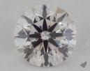 0.55 Carat I-VVS1 Excellent Cut Round Diamond 