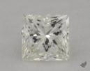 0.51 Carat K-SI1 Ideal Cut Princess Diamond 