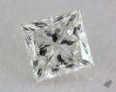 0.56 Carat I-SI1 Ideal Cut Princess Diamond 