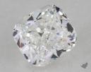 0.54 Carat E-VVS2 Ideal Cut Cushion Diamond 