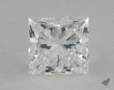 0.53 Carat D-VVS1 Ideal Cut Princess Diamond 