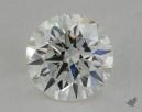 0.70 Carat H-VVS1 Very Good Cut Round Diamond 