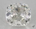 0.55 Carat H-VVS2 Very Good Cut Cushion Diamond 