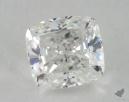 1.30 Carat F-VS2 Ideal Cut Cushion Diamond 