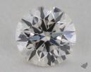 0.50 Carat I-VVS1 Excellent Cut Round Diamond 