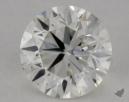 0.76 Carat J-SI1 Very Good Cut Round Diamond 