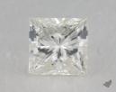 1.02 Carat J-SI1 Very Good Cut Princess Diamond 
