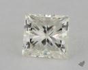 1.00 Carat K-VVS2 Ideal Cut Princess Diamond 