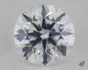 0.32 Carat E-VVS2 Ideal Cut Round Diamond 