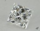 0.74 Carat G-SI1 Ideal Cut Princess Diamond 