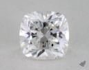 0.51 Carat D-SI2 Very Good Cut Cushion Diamond 