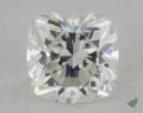 0.70 Carat H-VVS1 Good Cut Cushion Diamond 
