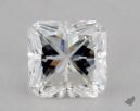 0.88 Carat H-VS2 Good Cut Radiant Diamond 