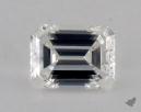1.89 Carat G-VVS1 Good Cut Emerald Diamond 