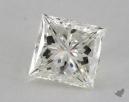 2.01 Carat K-VS1 Very Good Cut Princess Diamond 