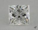 0.55 Carat G-SI1 Very Good Cut Princess Diamond 