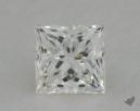 0.51 Carat I-VVS2 Very Good Cut Princess Diamond 