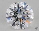 1.02 Carat D-VS2 Very Good Cut Round Diamond 