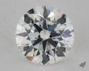 0.37 Carat H-VVS2 Ideal Cut Round Diamond 