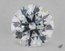 0.52 Carat F-VVS2 Ideal Cut Round Diamond 
