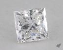 0.52 Carat E-VS1 Very Good Cut Princess Diamond 