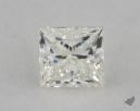 0.50 Carat J-VVS1 Ideal Cut Princess Diamond 