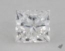 0.66 Carat E-SI1 Ideal Cut Princess Diamond 