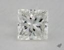 1.02 Carat G-SI1 Very Good Cut Princess Diamond 