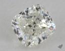 1.21 Carat J-SI1 Ideal Cut Cushion Diamond 