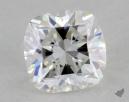 0.40 Carat E-VVS1 Ideal Cut Cushion Diamond 