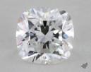 0.72 Carat D-VS1 Very Good Cut Cushion Diamond 