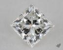 0.57 Carat G-SI1 Ideal Cut Princess Diamond 
