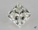 0.85 Carat K-VVS1 Very Good Cut Princess Diamond 