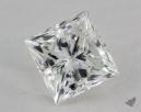 0.74 Carat F-VVS2 Ideal Cut Princess Diamond 